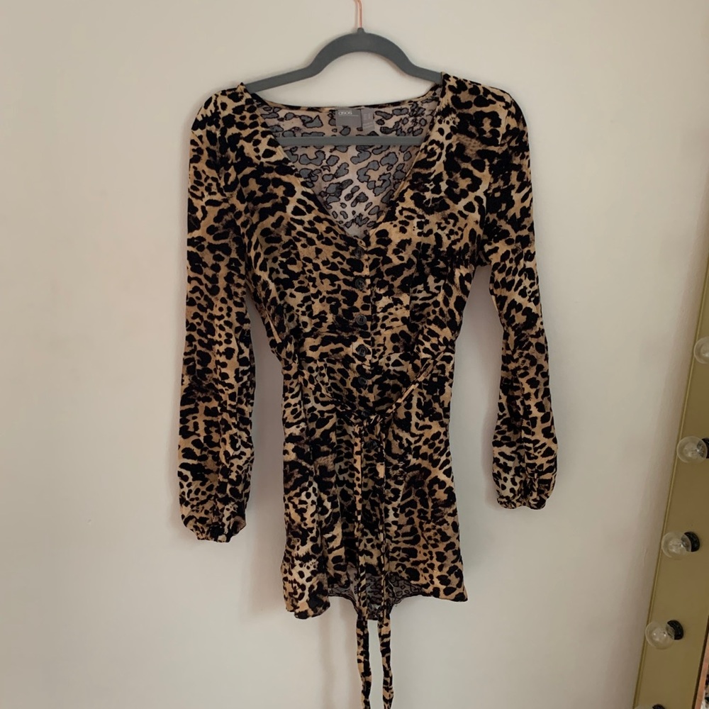 ASOS leopard romper